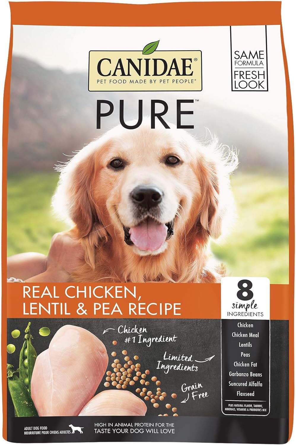 Canidae Pure Grain-Free Real Chicken, Lentil & Pea Recipe Dry Dog Food – Gallery Image 1