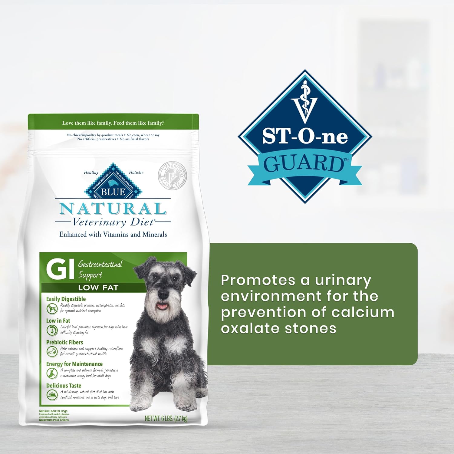 Blue Natural Veterinary Diet GI Gastrointestinal Support Low Fat Dry Dog Food – Gallery Image 5