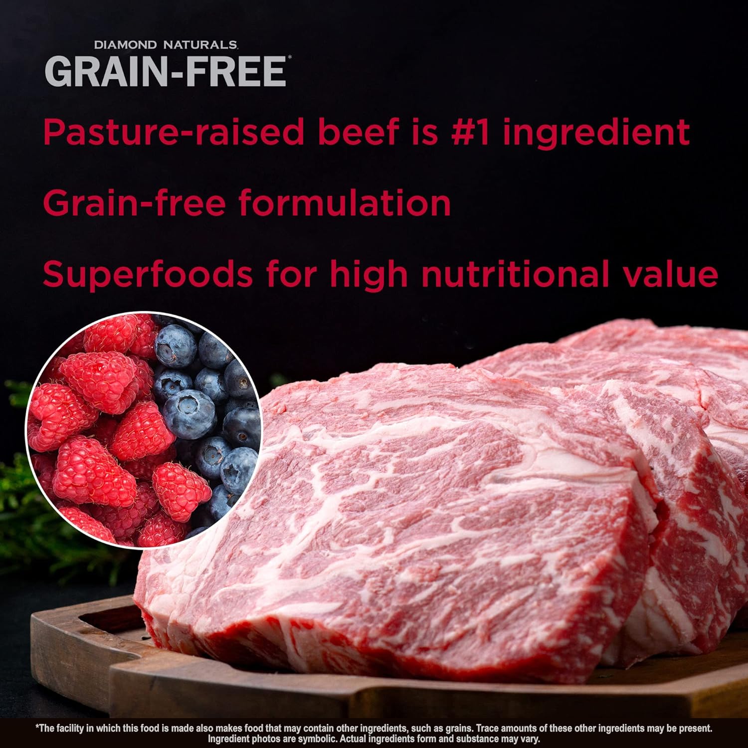 Diamond Naturals Grain-Free Pasture-Raised Beef & Sweet Potato Formula Dry Dog Food – Gallery Image 4