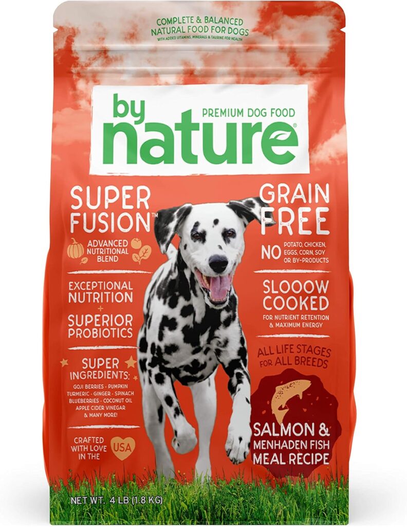 By Nature Salmon & Menhaden Fish Meal Recipe Dry Dog Food