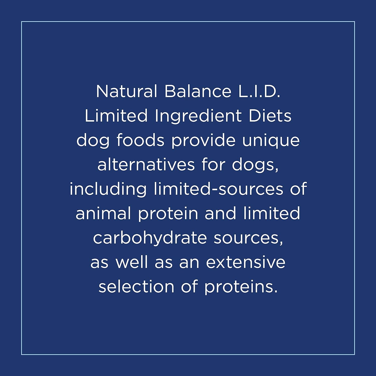 Natural Balance L.I.D. Limited Ingredient Diets Grain-Free Sweet Potato & Venison Dry Dog Food – Gallery Image 6