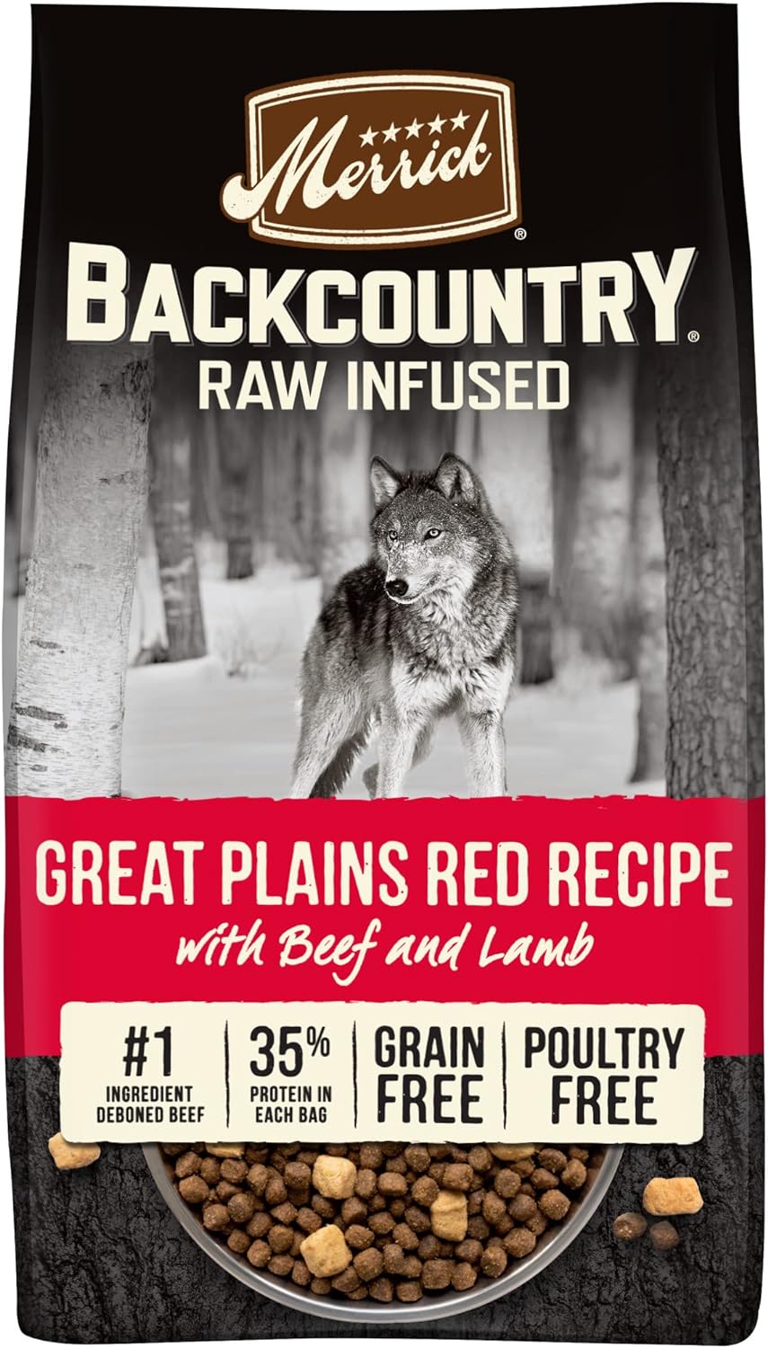 Merrick Backcountry Raw Infused Great Plains Red Recipe Dry Dog Food – Gallery Image 1