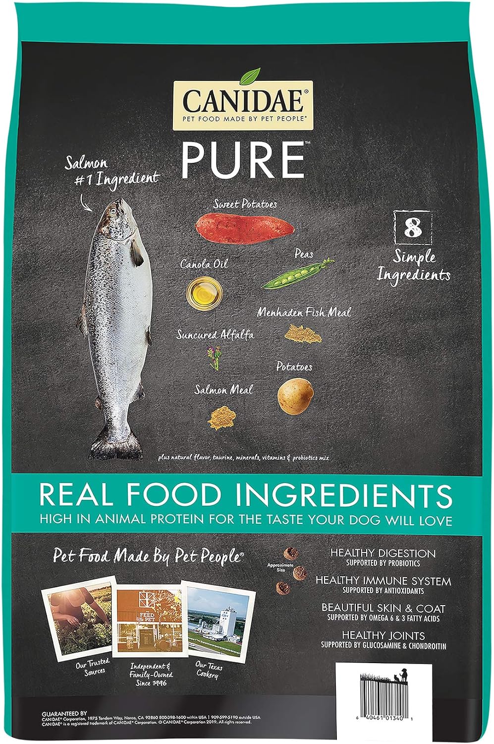 Canidae Pure Grain-Free Real Salmon & Sweet Potato Recipe Dry Dog Food – Gallery Image 4