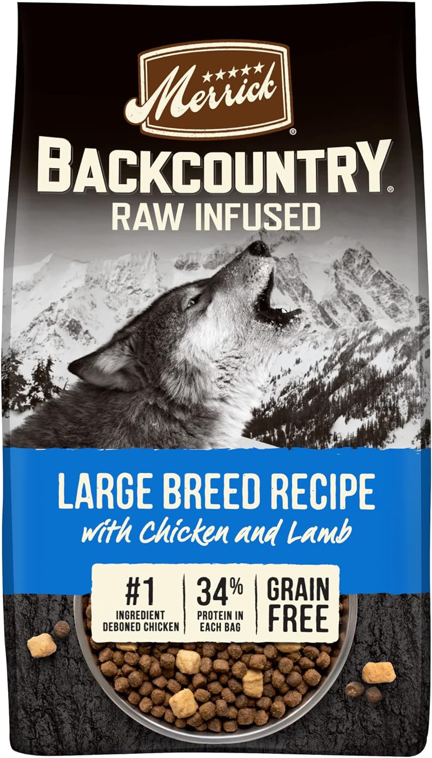 Merrick Backcountry Raw Infused Large Breed Recipe Dry Dog Food – Gallery Image 1