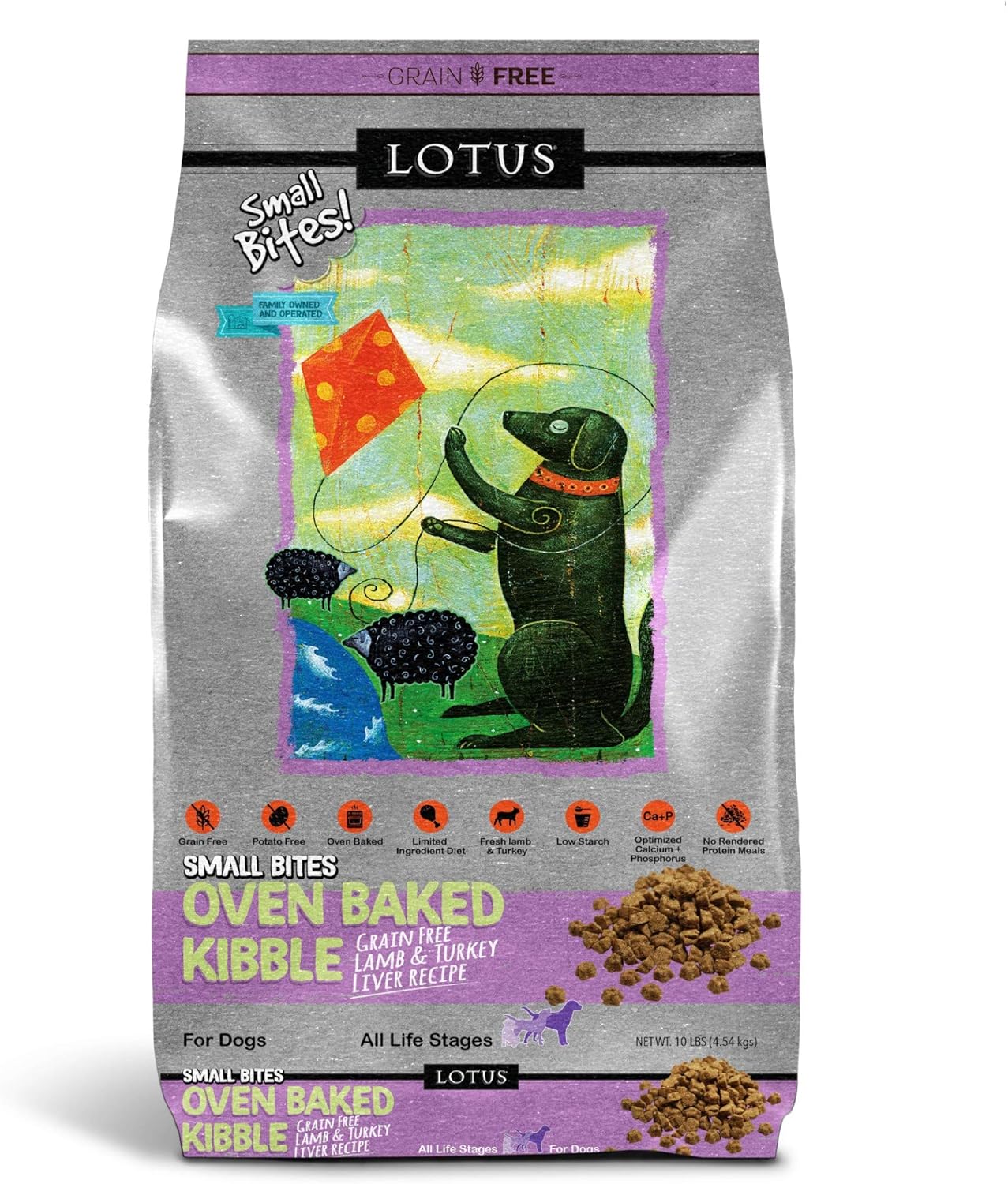 Lotus Oven Baked Small Bites Lamb Recipe Dry Dog Food – Gallery Image 1