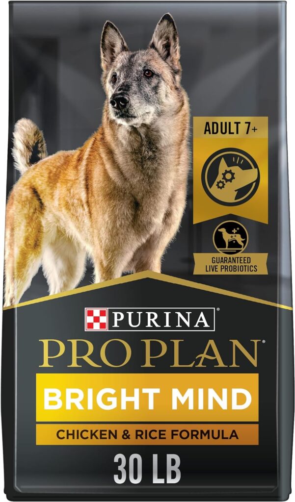 Purina Pro Plan Adult 7+ Bright Mind Chicken & Rice Formula Dry Dog Food
