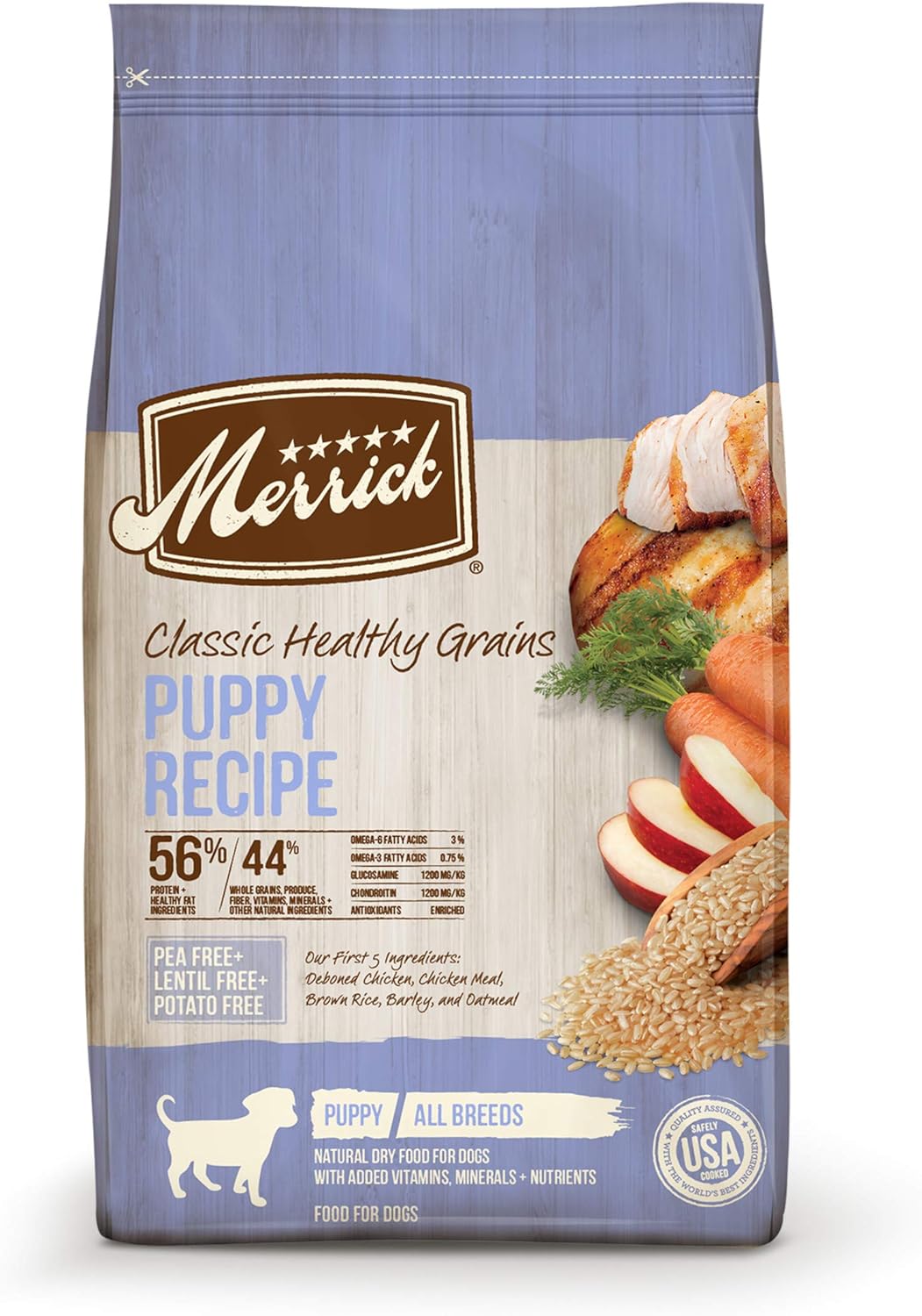 Merrick Classic Healthy Grains Puppy Recipe Dry Dog Food – Gallery Image 1