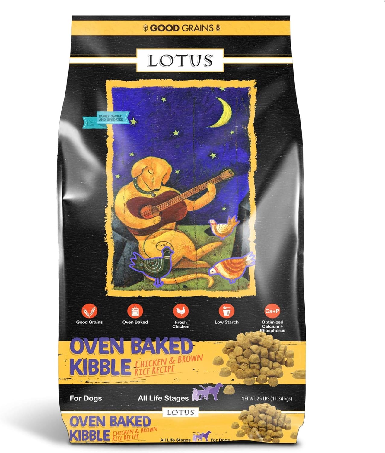 Lotus Oven Baked Regular Bites Chicken Recipe Adult Dry Dog Food – Gallery Image 1