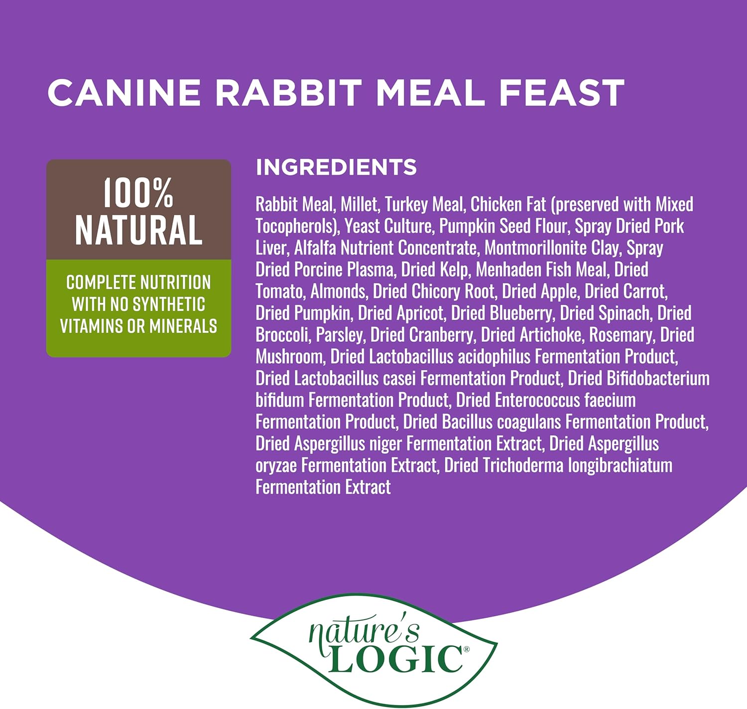 Nature’s Logic Canine Rabbit Meal Feast Dry Dog Food – Gallery Image 4