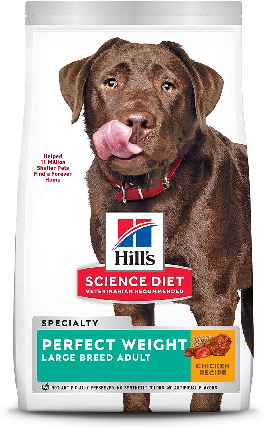 Hill’s Science Diet Adult Perfect Weight Large Breed Chicken Recipe Dry Dog Food – Gallery Image 1