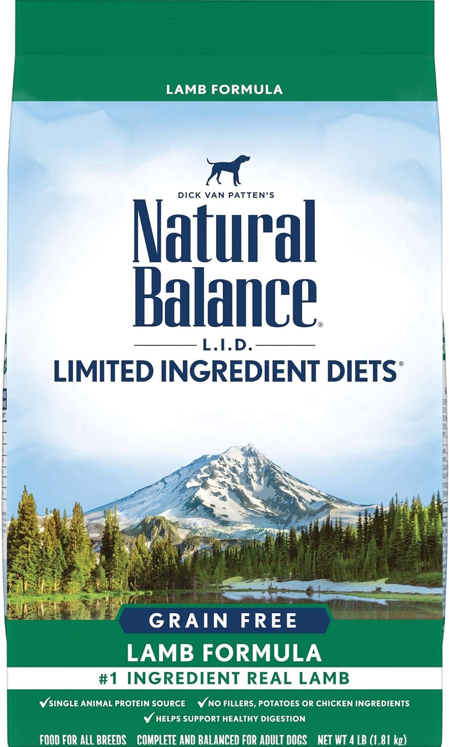 Natural Balance L.I.D. Limited Ingredient Diets Grain-Free Lamb Dry Dog Food – Gallery Image 1