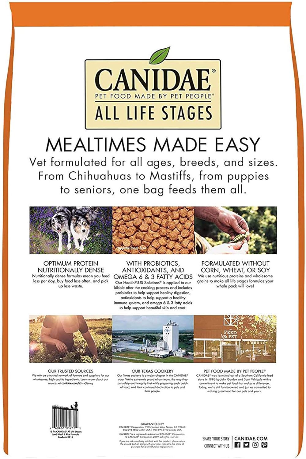 Canidae All Life Stages Lamb Meal & Rice Formula Dry Dog Food – Gallery Image 4