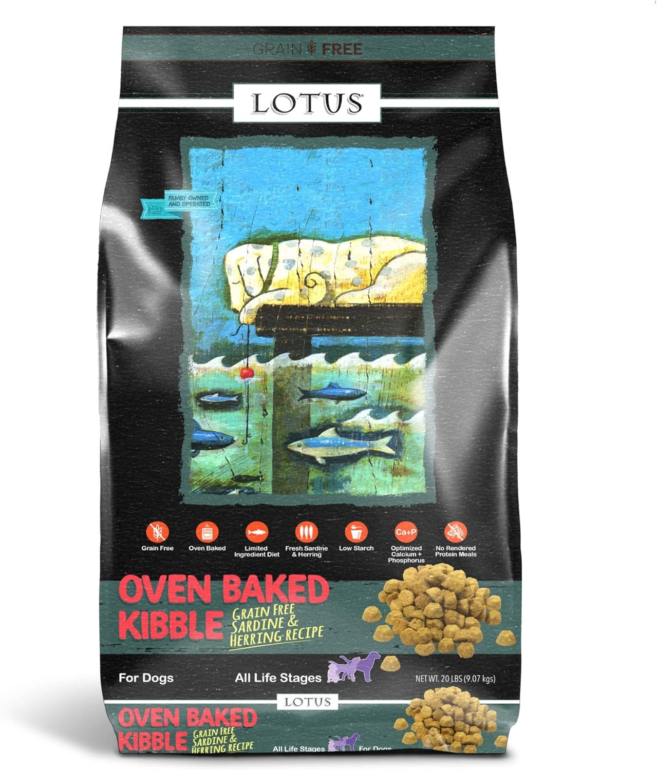 Lotus Oven Baked Regular Bites Sardine Recipe Dry Dog Food – Gallery Image 1