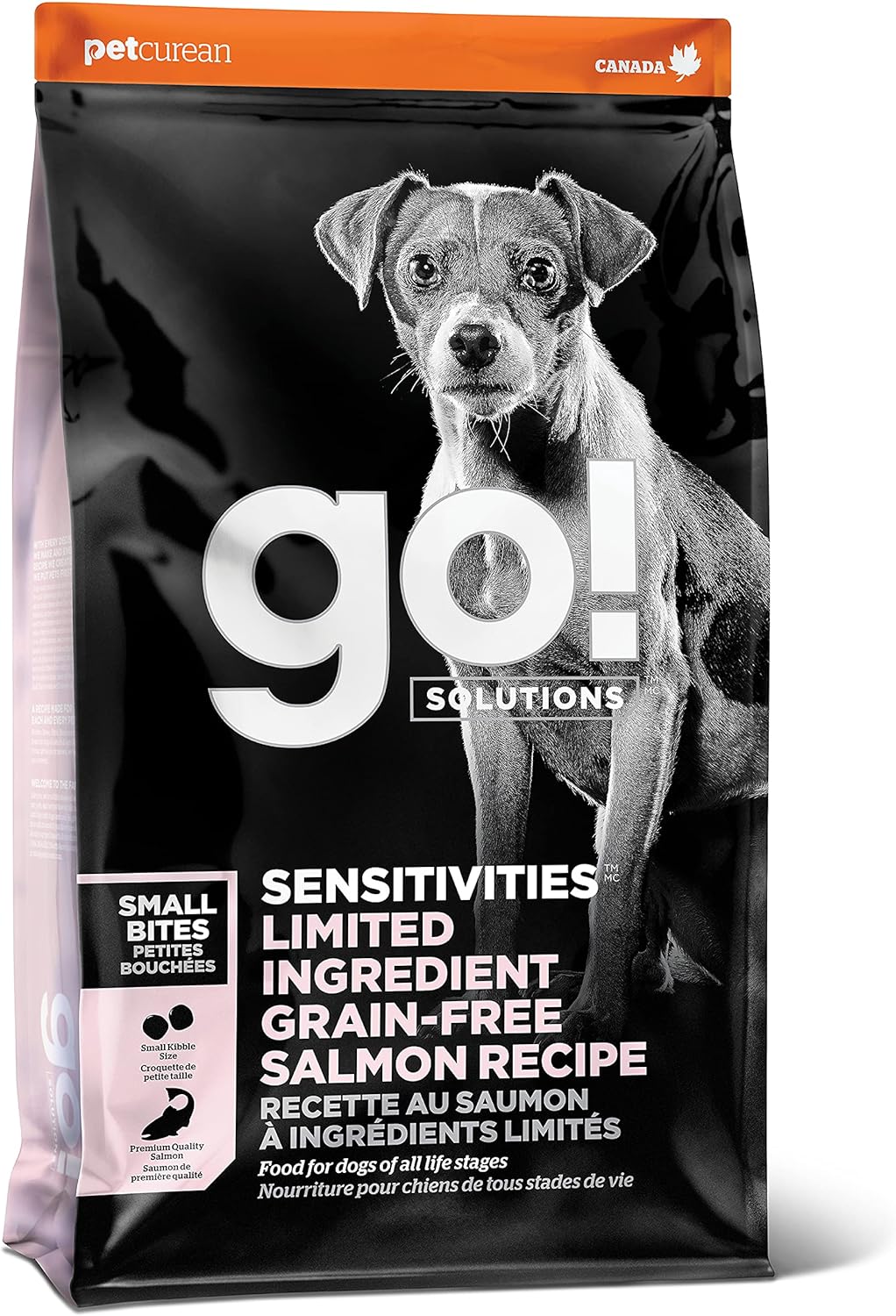 Go! Solutions Sensitivities Limited Ingredient Grain-Free Small Bites Salmon Recipe Dry Dog Food – Gallery Image 1