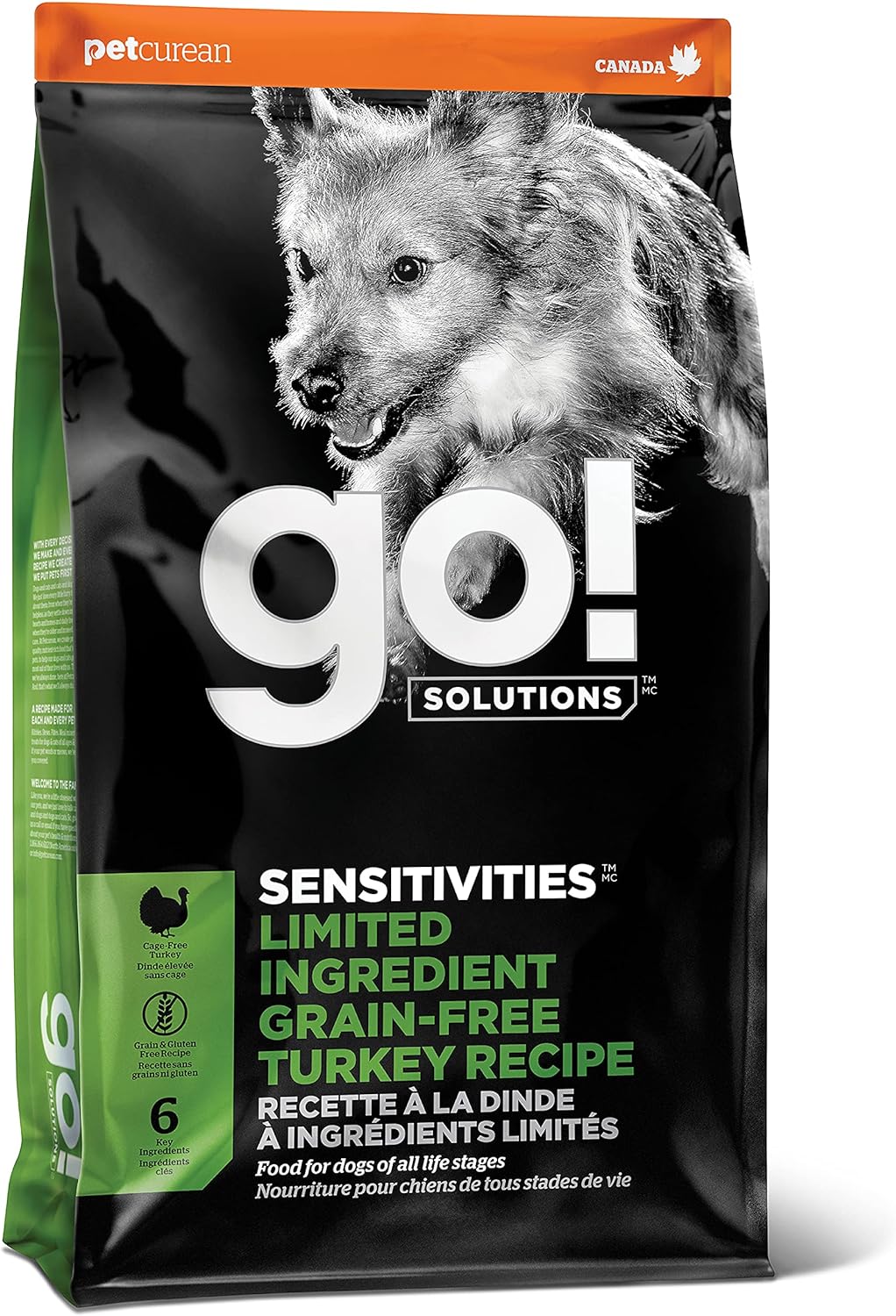 Go! Solutions Sensitivities Limited Ingredient Grain-Free Turkey Recipe Dry Dog Food – Gallery Image 1
