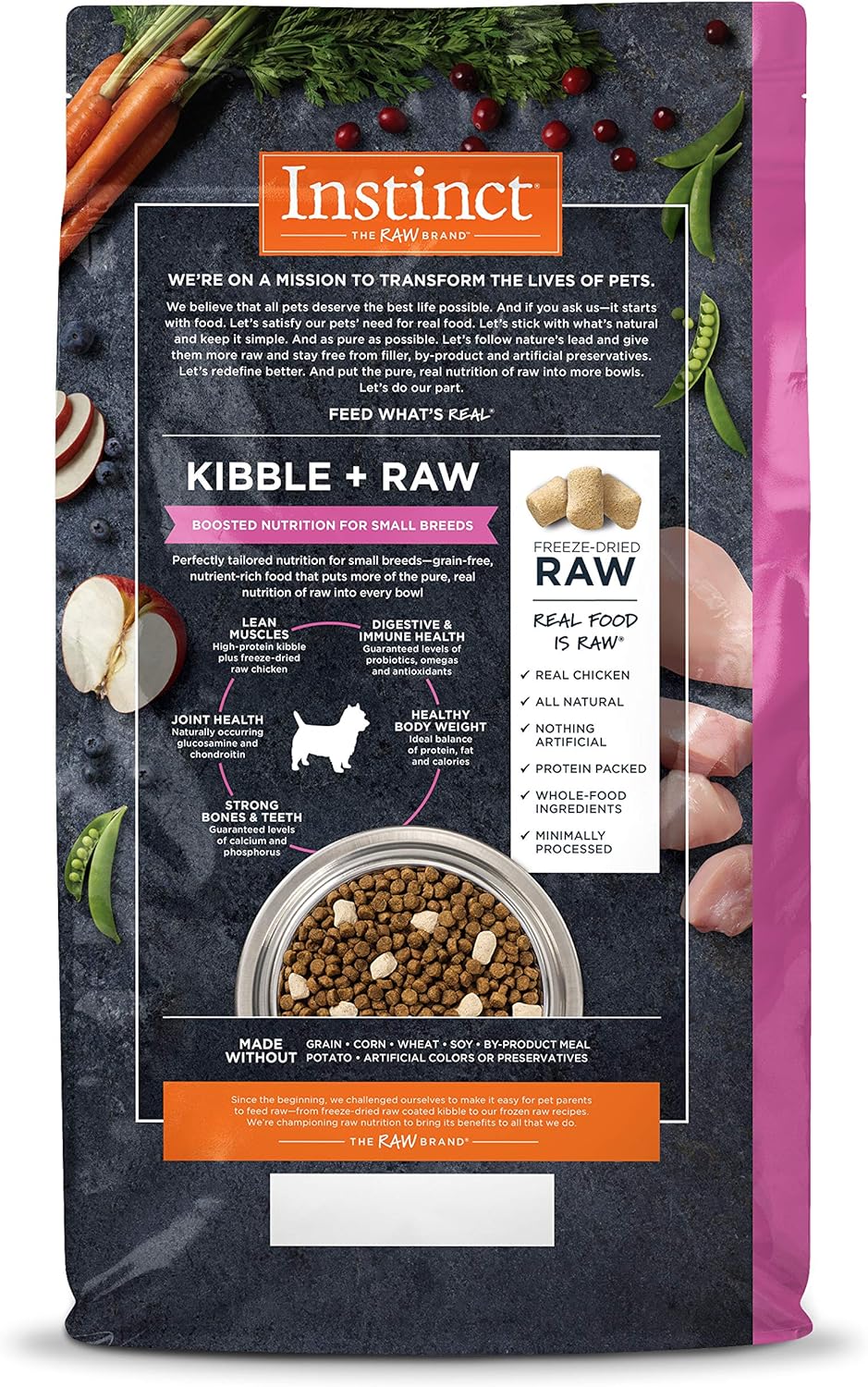 Instinct Raw Boost Grain-Free Recipe with Real Chicken for Small Breed Dogs Dry Dog Food – Gallery Image 2