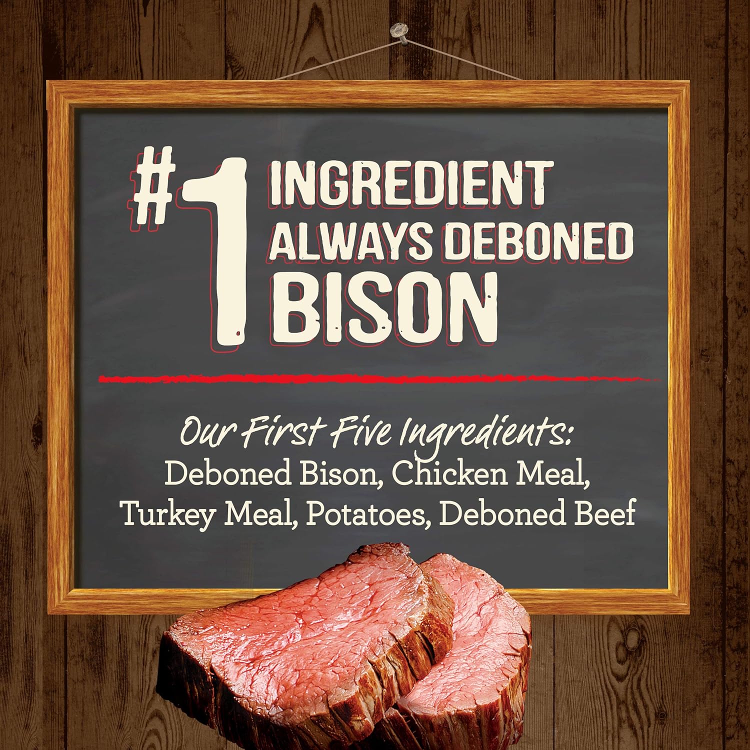Merrick Grain-Free Real Bison, Beef + Sweet Potato Recipe Dry Dog Food – Gallery Image 3