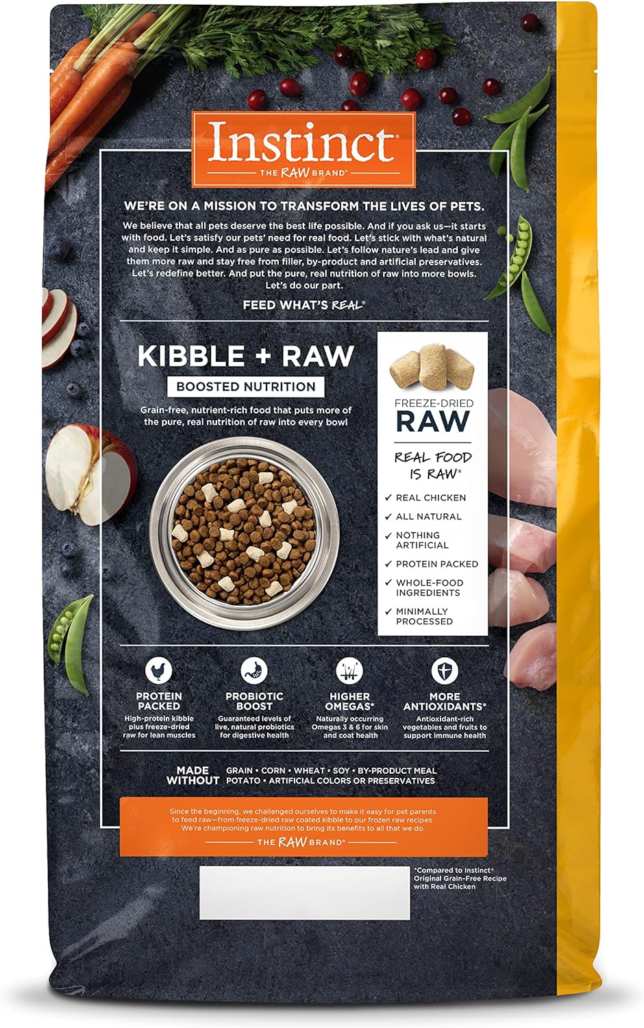 Instinct Raw Boost Grain-Free Recipe with Real Chicken Dry Dog Food – Gallery Image 2