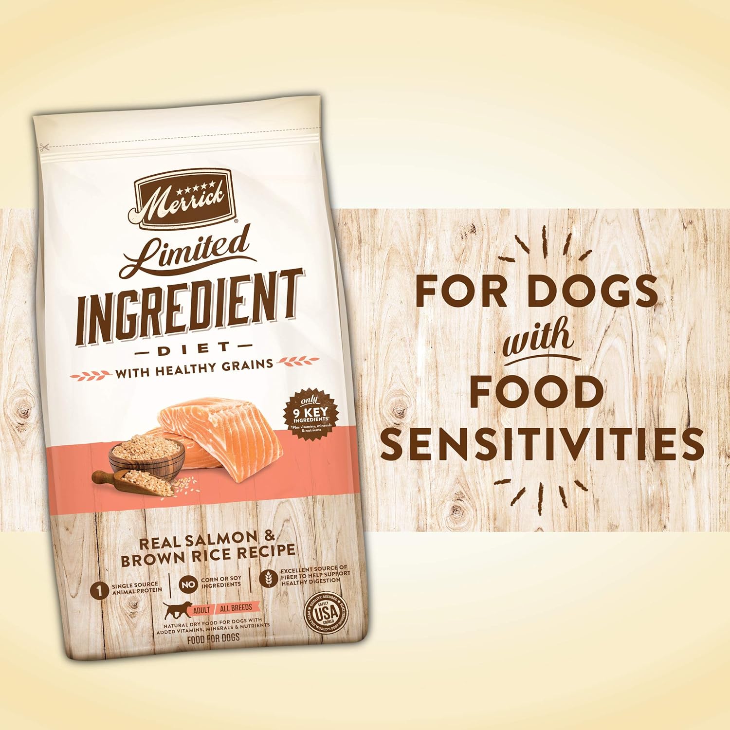 Merrick Limited Ingredient Diet Grain-Free Real Salmon & Sweet Potato Recipe Dry Dog Food – Gallery Image 2