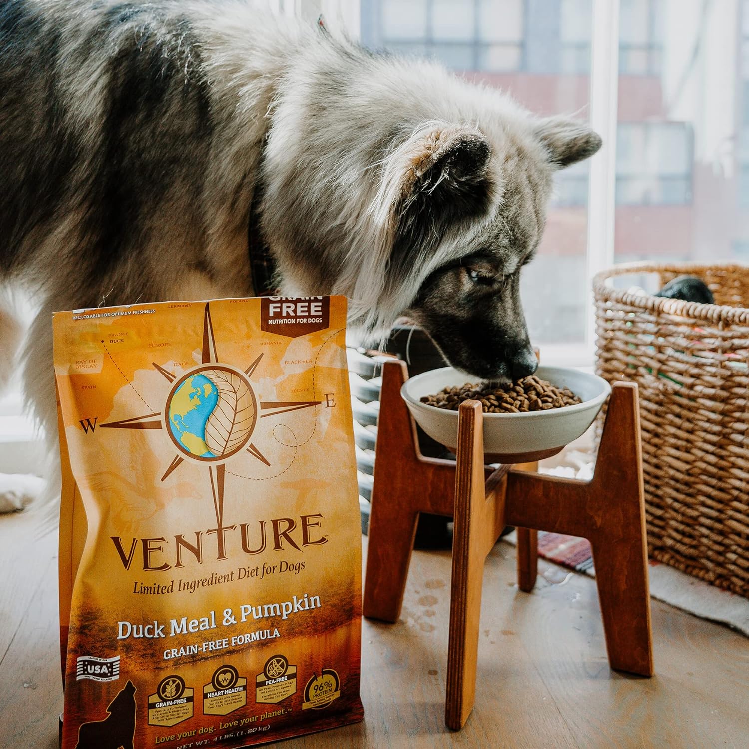 Earthborn Holistic Venture Limited Ingredient Grain-Free Duck Meal & Pumpkin Dry Dog Food – Gallery Image 8