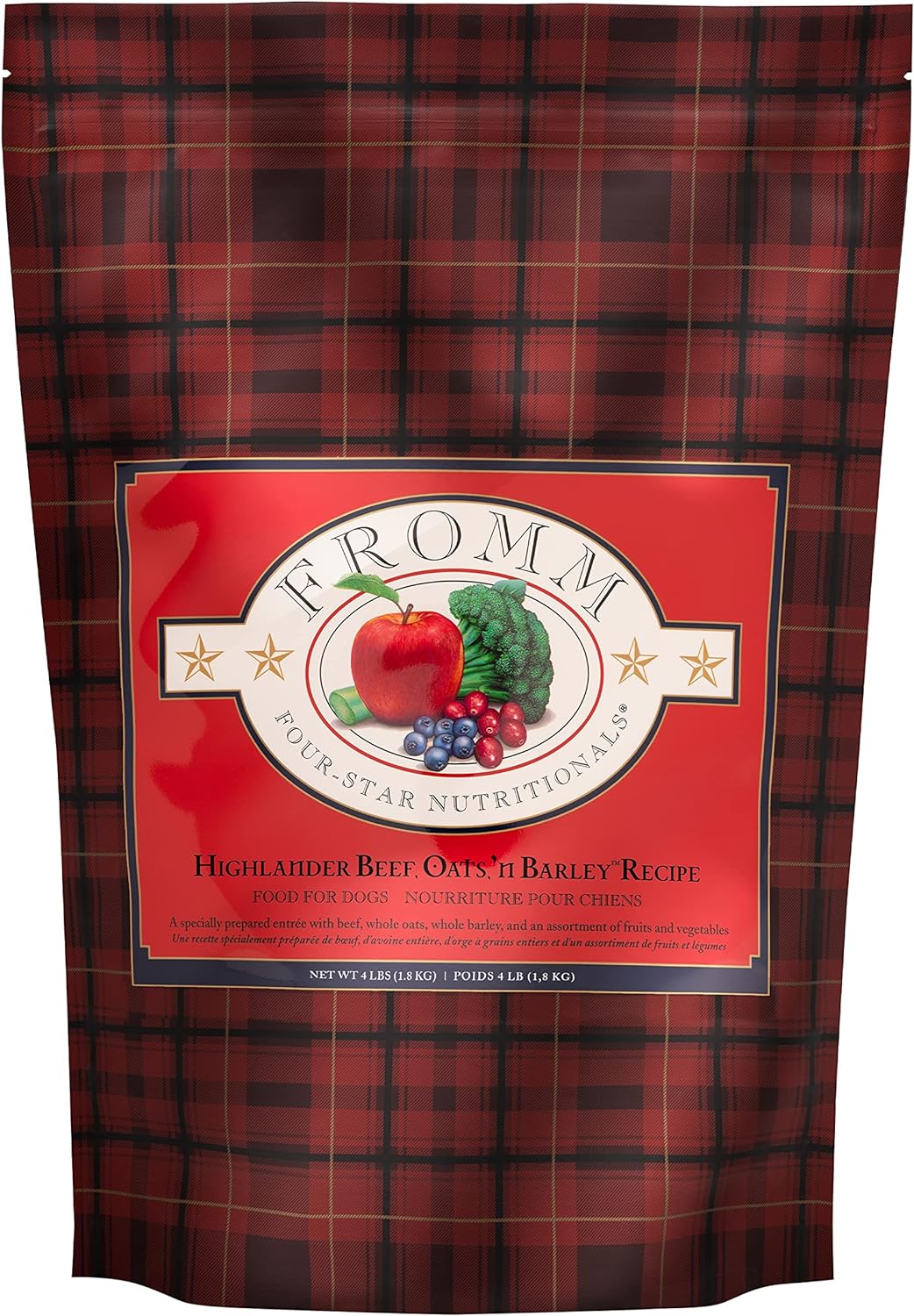 Fromm Four-Star Highlander Beef, Oats, ‘n Barley® Recipe Dry Dog Food – Gallery Image 1