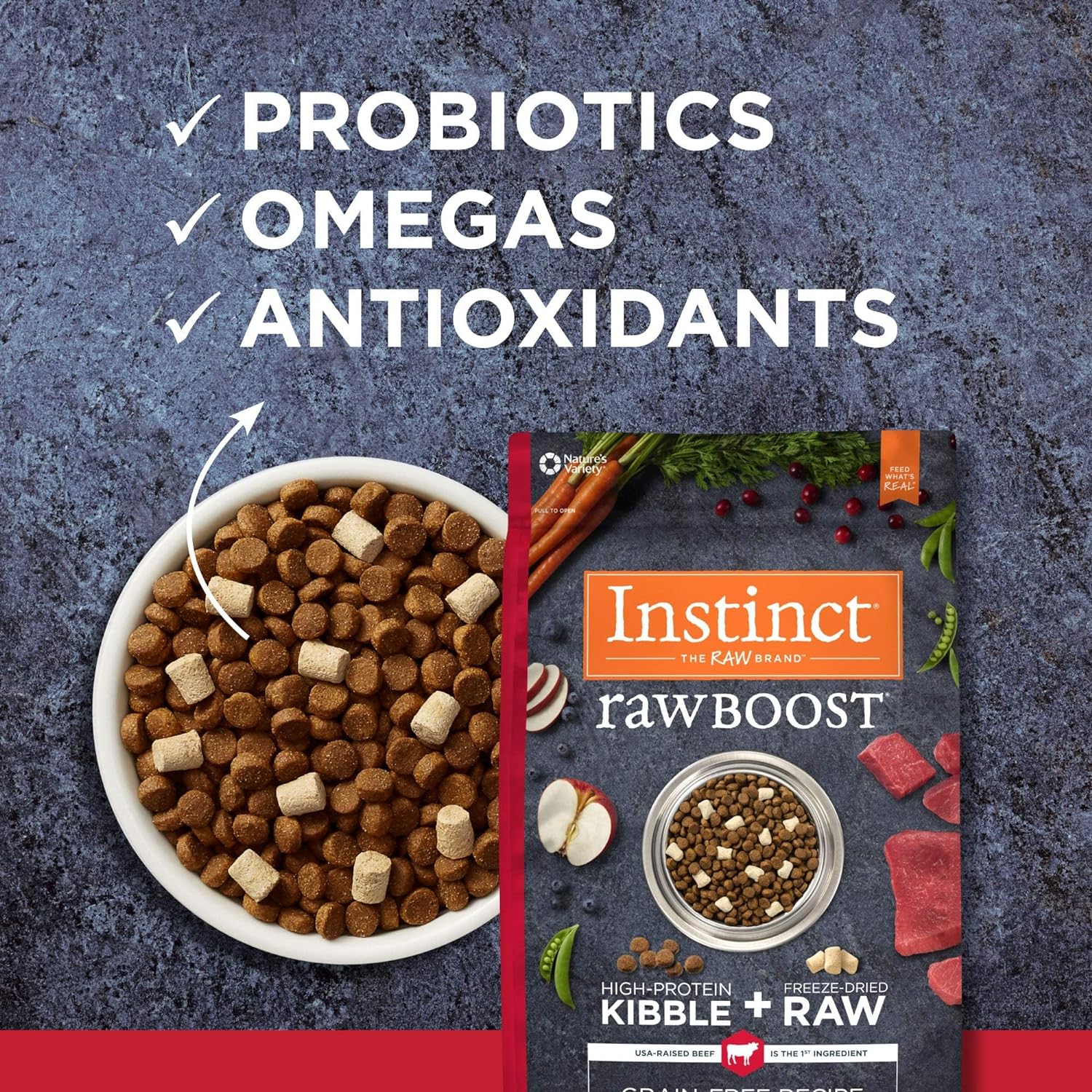 Instinct Raw Boost Grain-Free Recipe with Real Beef Dry Dog Food – Gallery Image 8