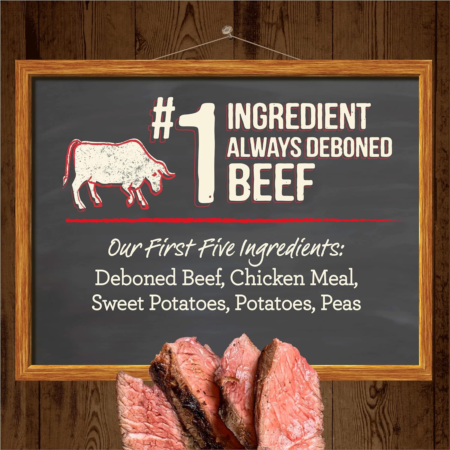 Merrick Grain-Free Real Texas Beef + Sweet Potato Recipe Dry Dog Food – Gallery Image 3