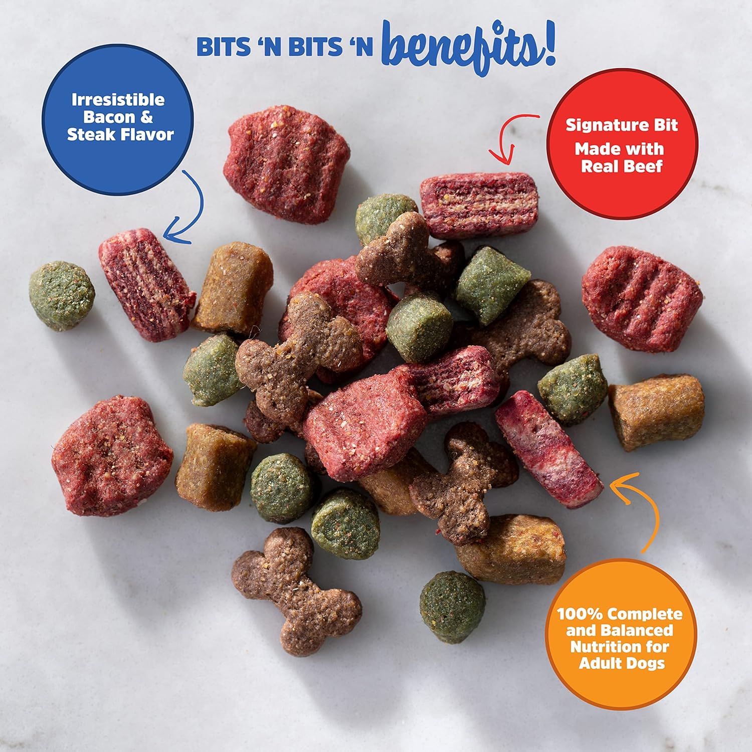 Kibbles n Bits Bacon & Steak Flavor Dry Dog Food – Gallery Image 4