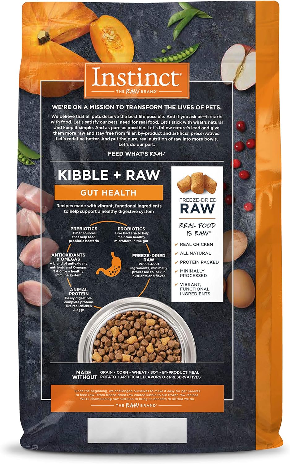 Instinct Raw Boost Grain-Free Recipe with Real Chicken for Gut Health Dry Dog Food – Gallery Image 2