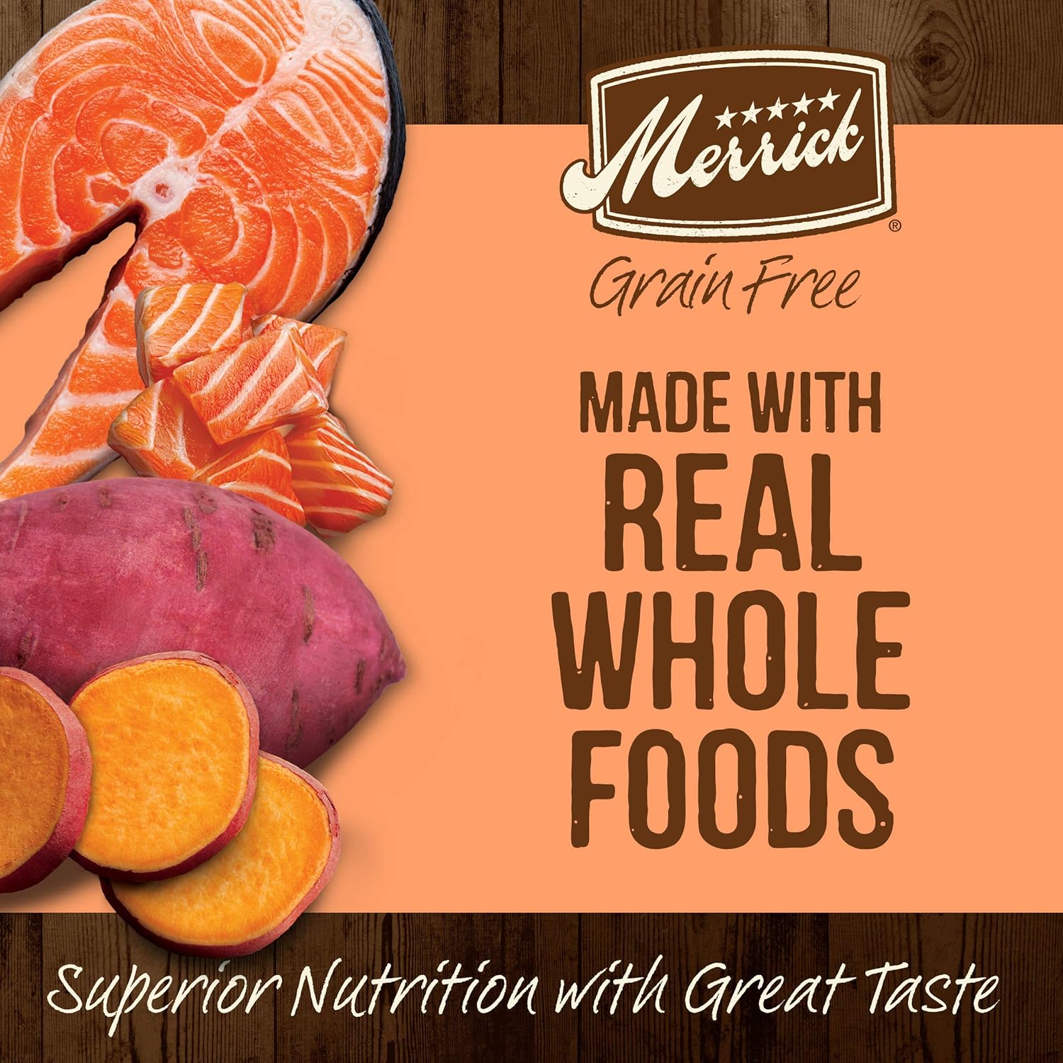 Merrick Grain-Free Real Salmon + Sweet Potato Recipe Dry Dog Food – Gallery Image 2