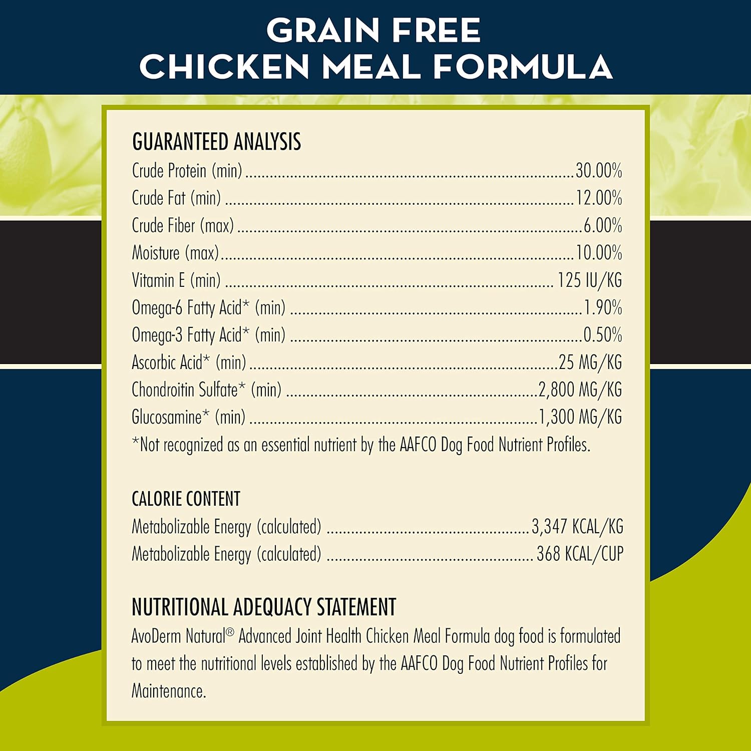 AvoDerm Natural Joint Health Grain-Free Chicken Meal Formula Dry Dog Food – Gallery Image 5