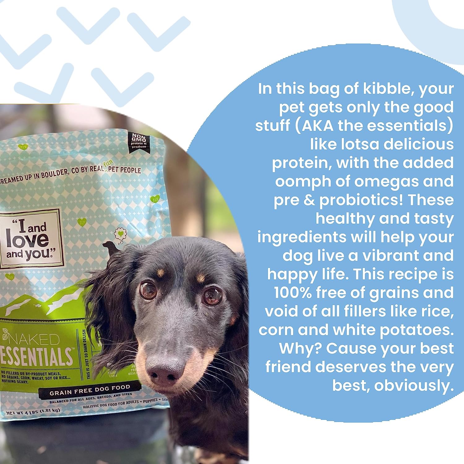 I and Love and You Naked Essentials Grain-Free with Lamb + Bison Dry Dog Food – Gallery Image 4