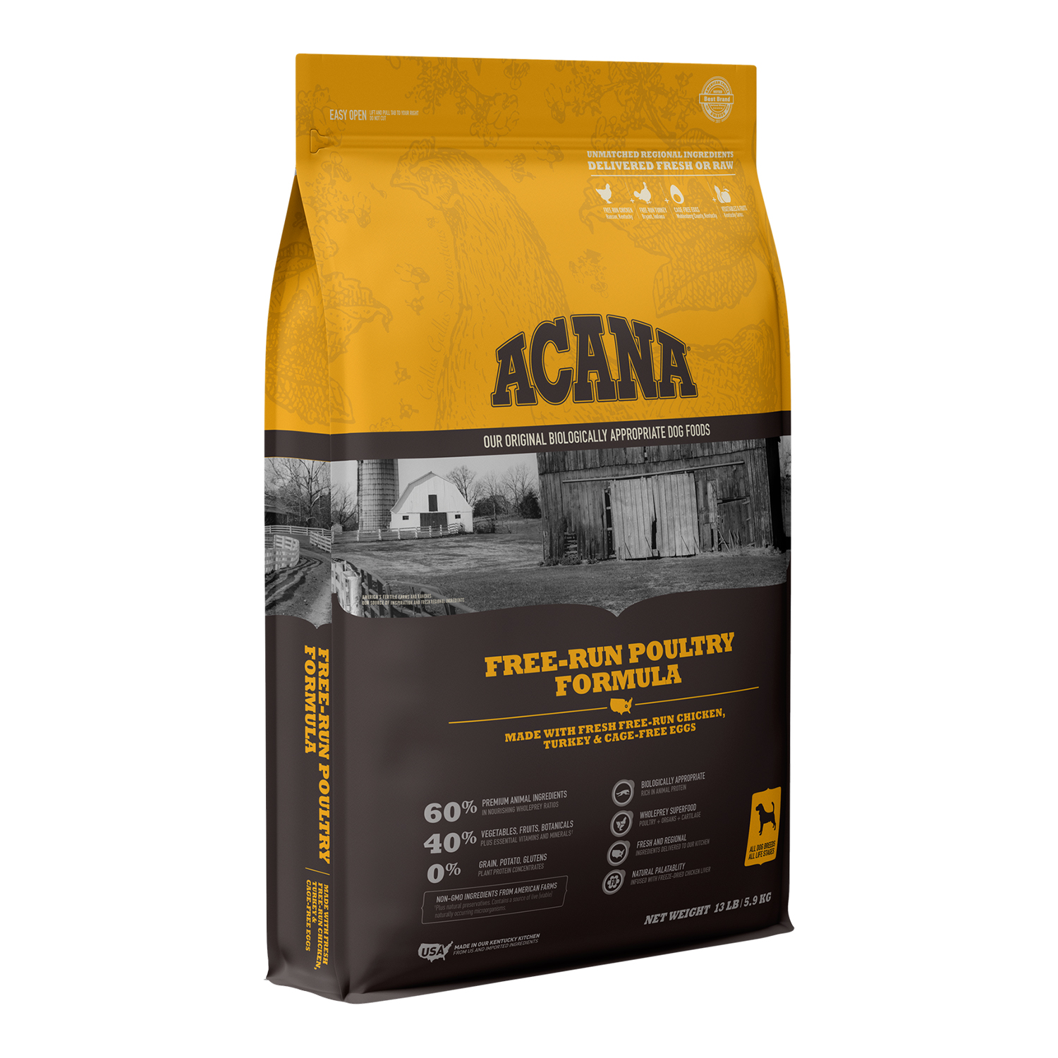 Acana Free-Run Poultry Formula Dry Dog Food - In The Kibble