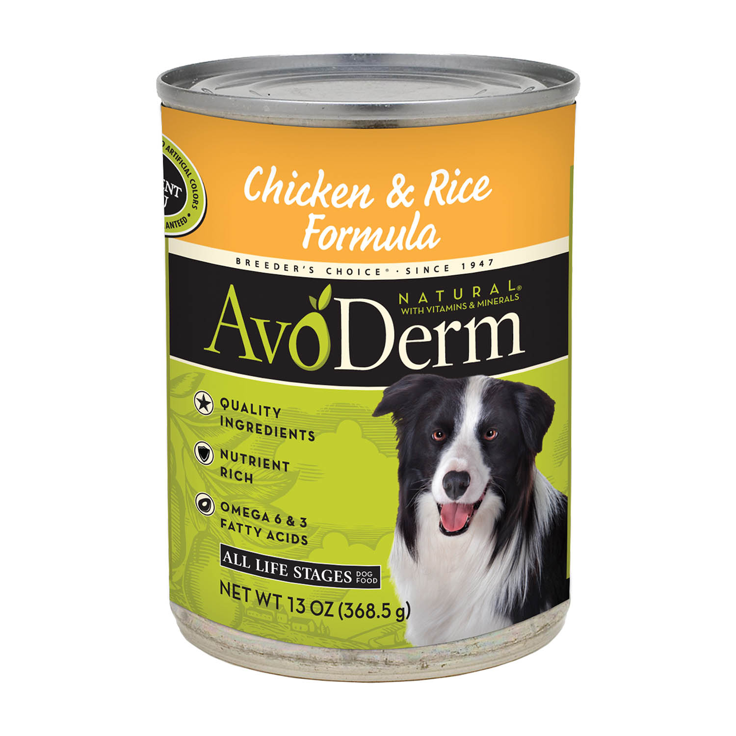 AvoDerm Natural Chicken & Rice Formula Canned Dog Food - In The Kibble