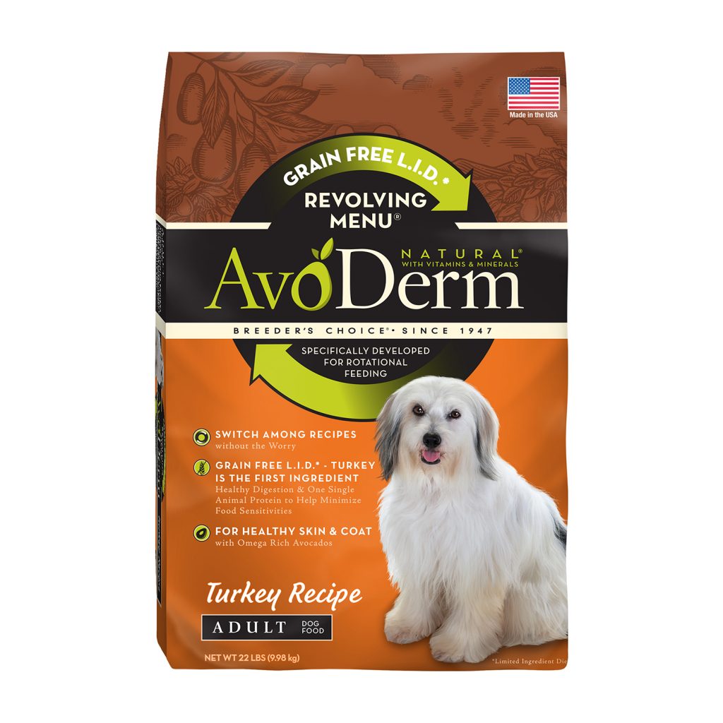 AvoDerm Natural Grain-Free Limited Ingredient Diet Revolving Menu Turkey Recipe Dry Dog Food