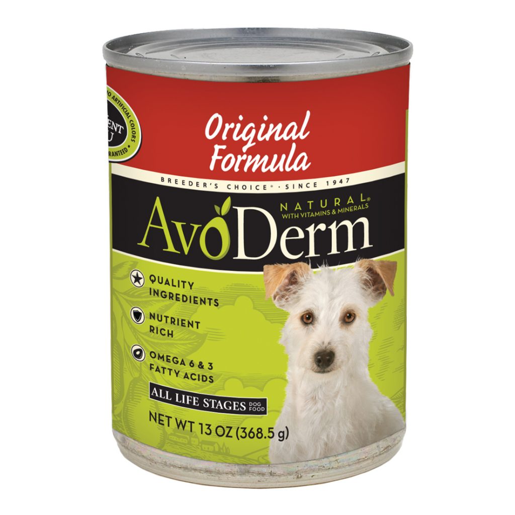 AvoDerm Natural Original Formula Lamb Chicken and Herring Meals Canned