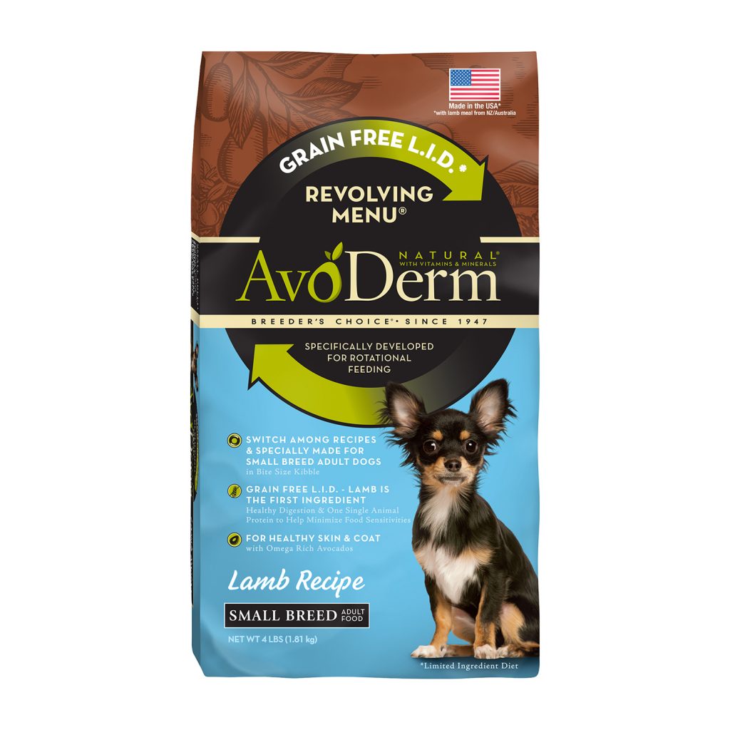 AvoDerm Natural Small Breed, Grain-Free Limited Ingredient Revolving ...