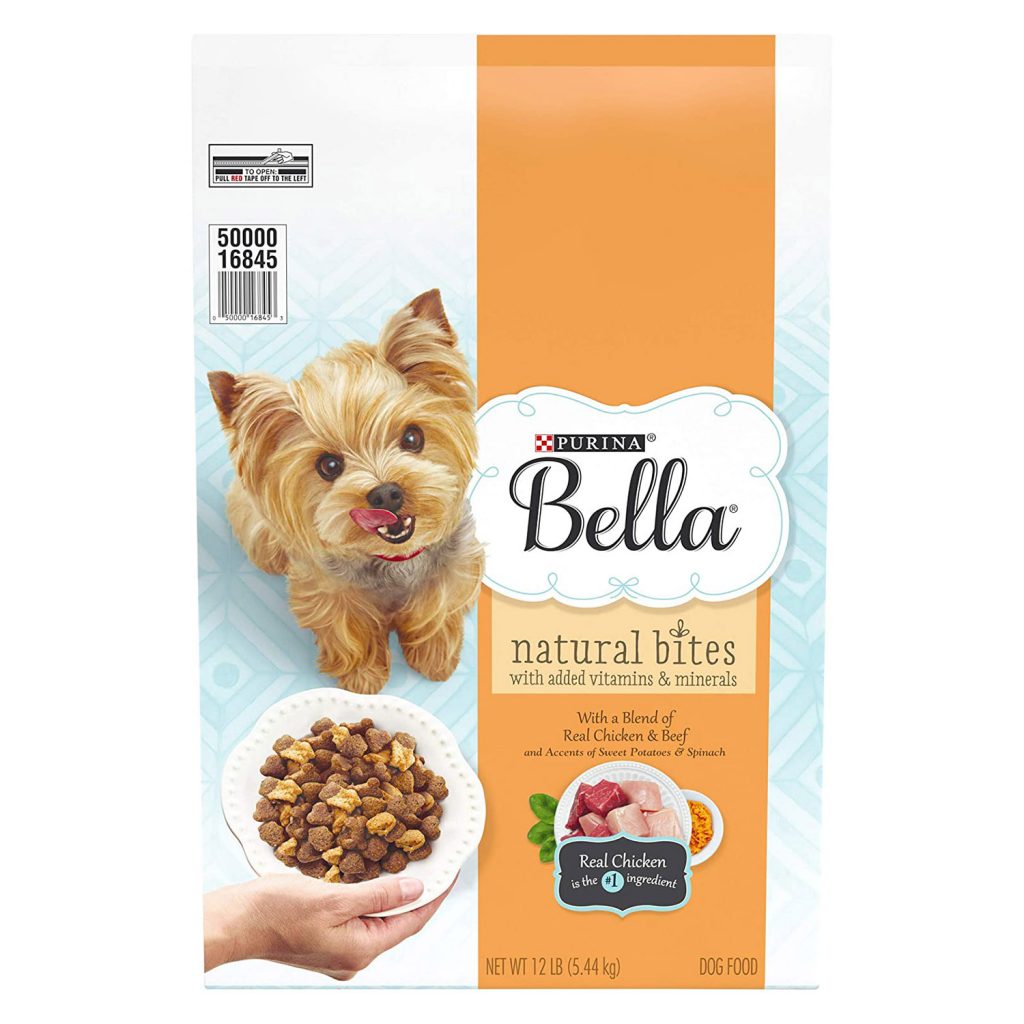 Purina Bella Natural Bites with a Blend of Real Chicken & Beef Dry Dog Food