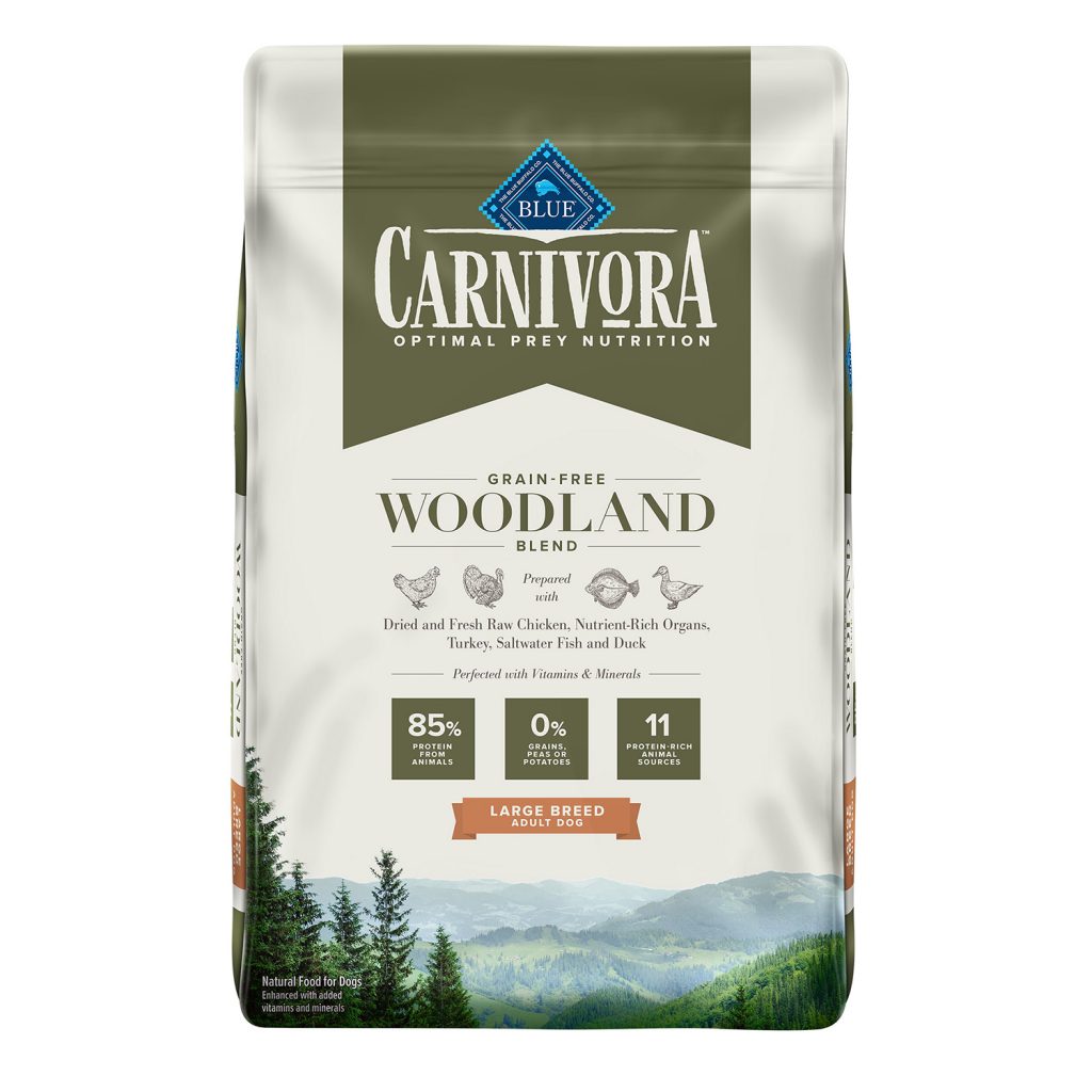 Blue Carnivora Adult Large Breed Woodland Blend Dry Dog Food