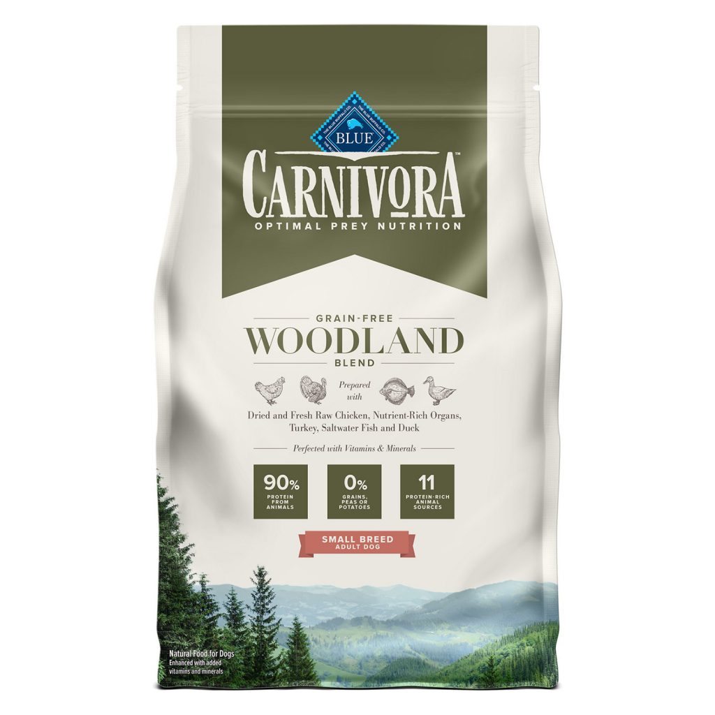Blue Carnivora Adult Small Breed Woodland Blend Dry Dog Food