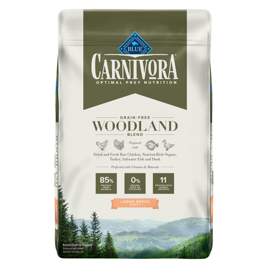 Blue Carnivora Puppy Large Breed Woodland Blend Dry Dog Food