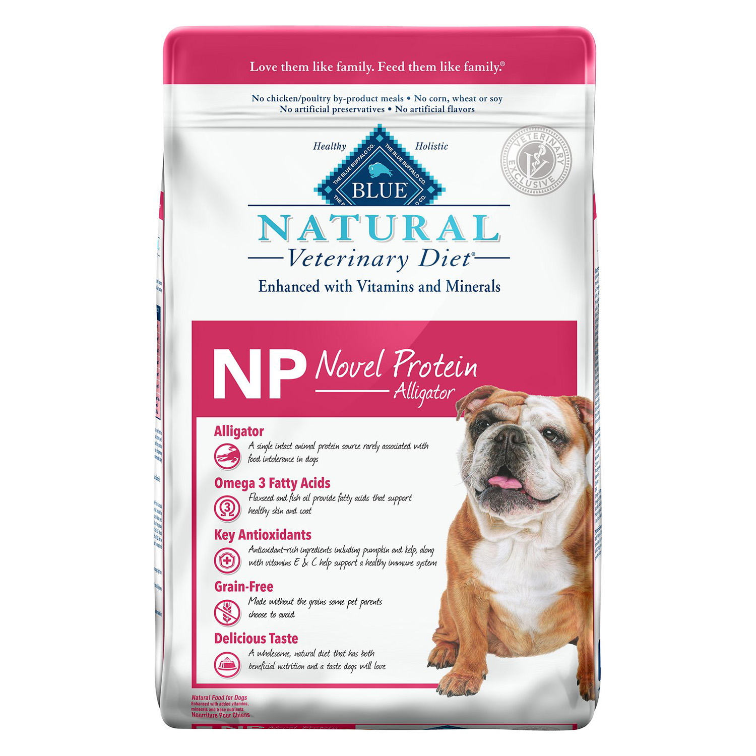 Blue Natural Veterinary Diet NP Novel Protein Alligator Dry Dog Food Review