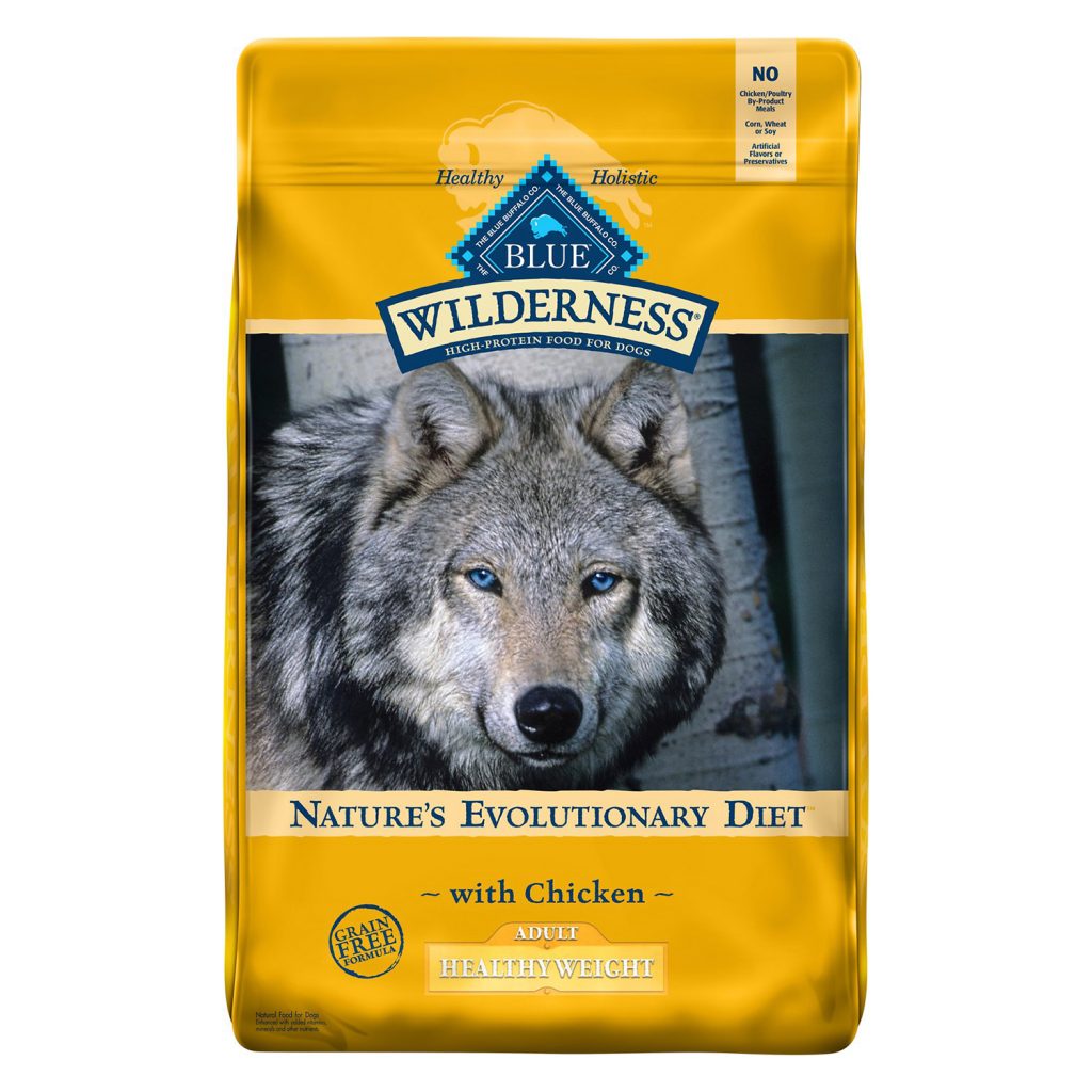Blue Wilderness Adult Healthy Weight Chicken Recipe Grain-Free Dry Dog Food