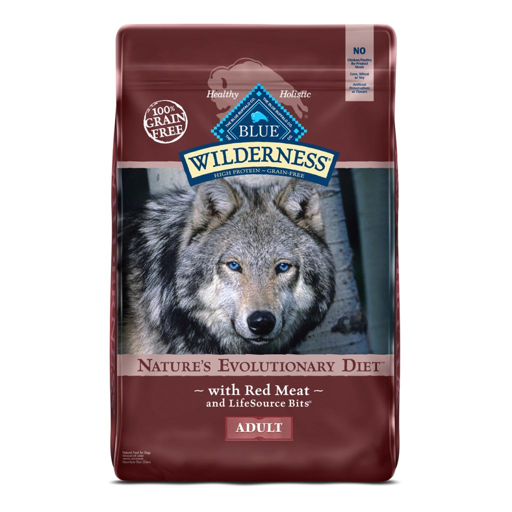 Blue Wilderness Adult Red Meat Recipe Grain-Free Dry Dog Food