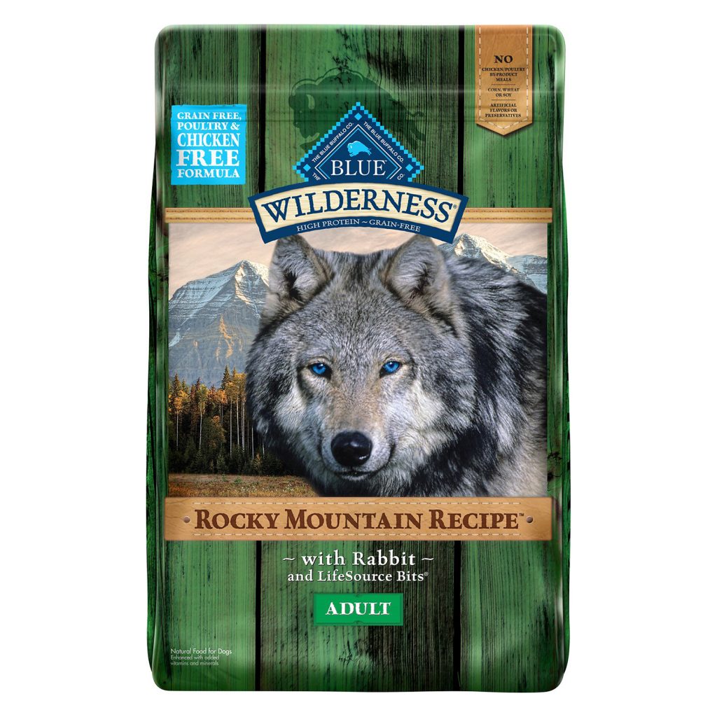 Blue Wilderness Rocky Mountain Recipe Adult Rabbit Grain-Free Dry Dog Food