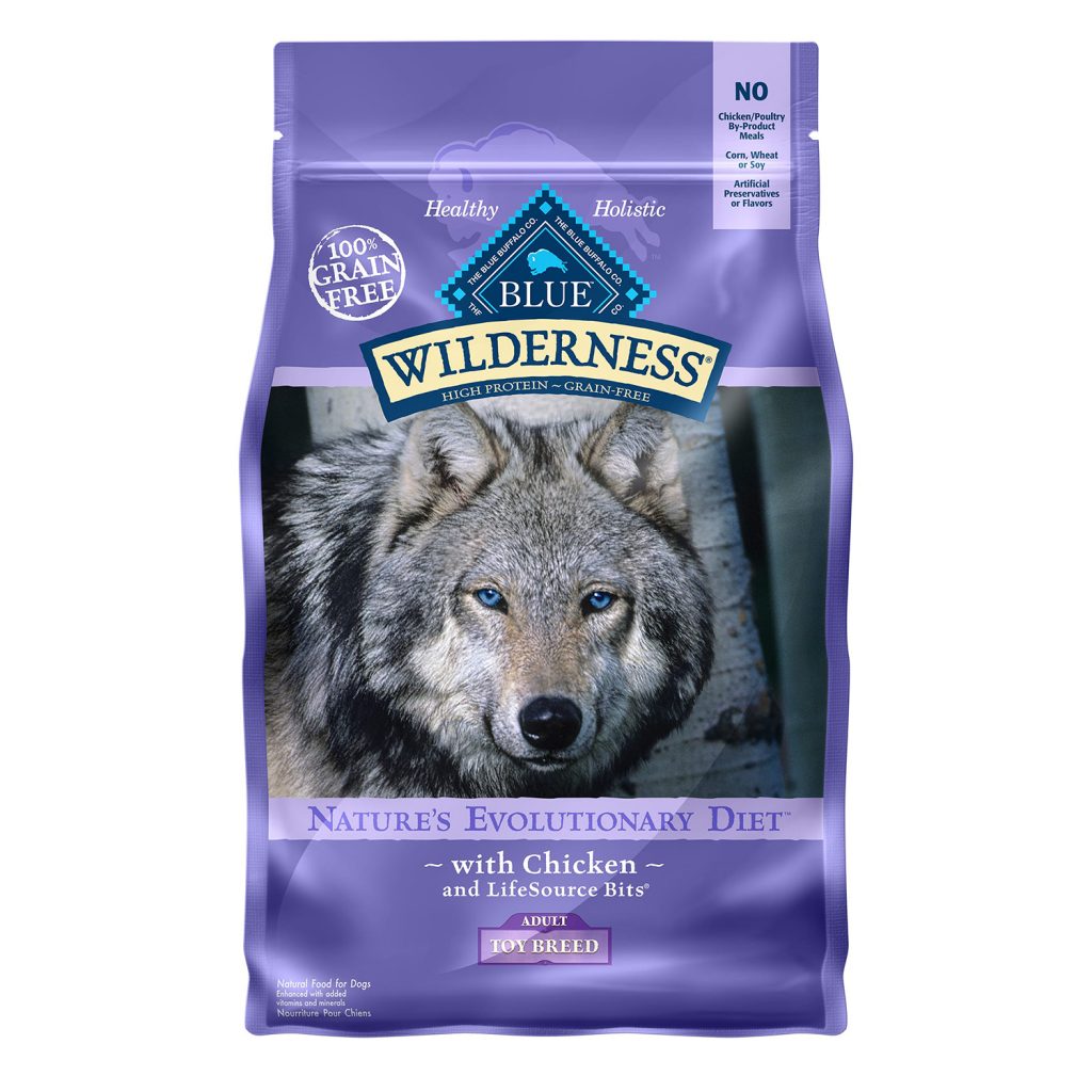 Blue Wilderness Toy Breed Adult Chicken Recipe Grain-Free Dry Dog Food