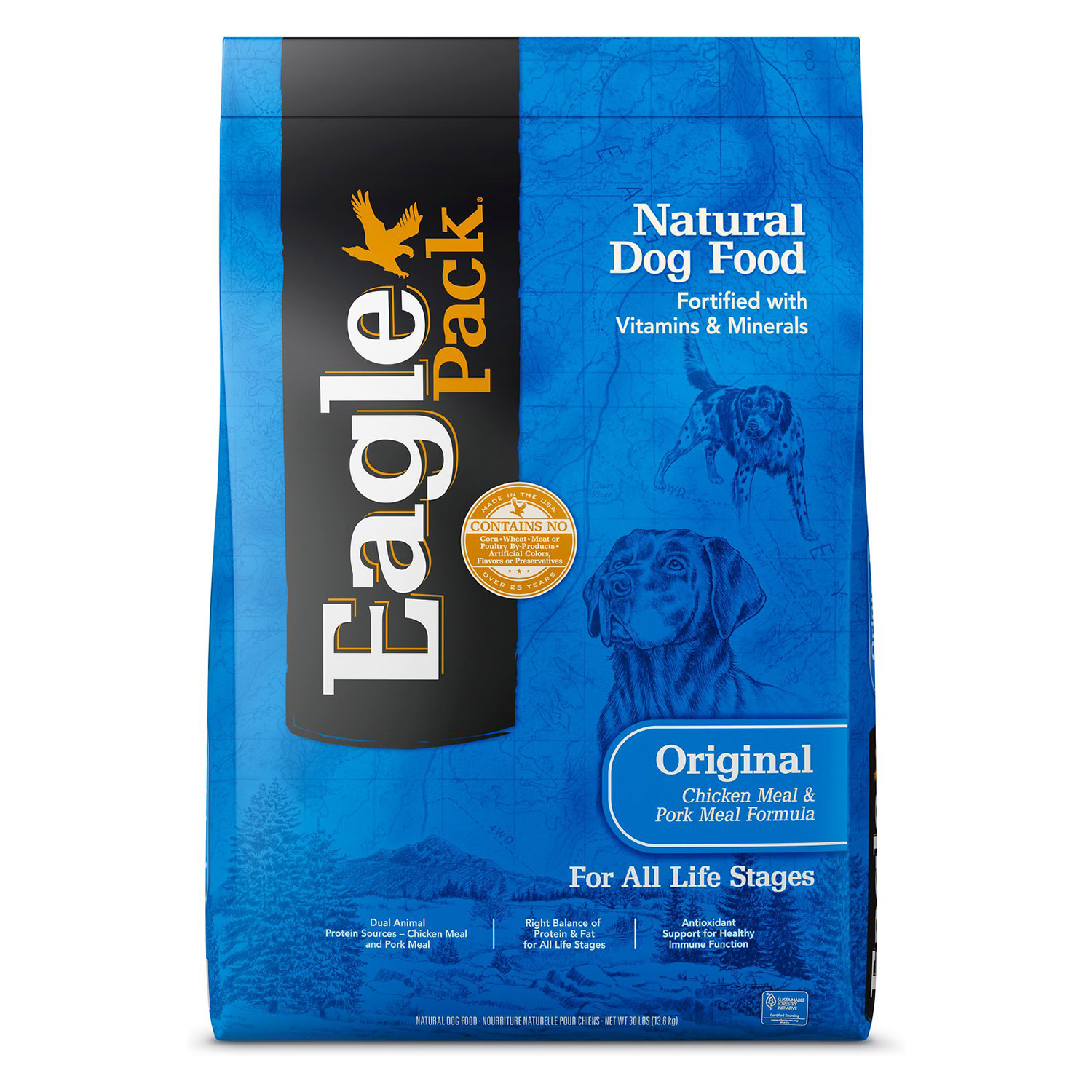 Eagle Pack Original Chicken Meal & Pork Meal Formula All Life Stages 