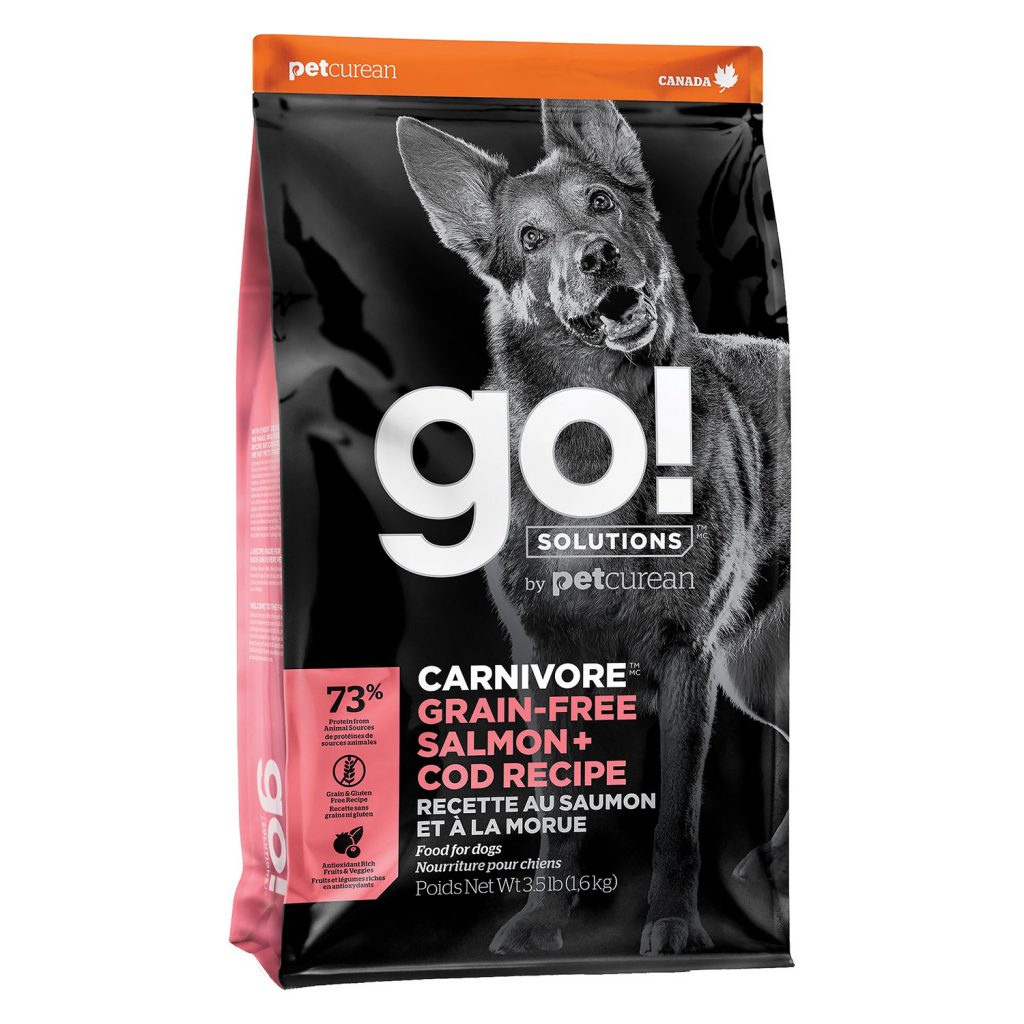 Go! Solutions Carnivore Grain-Free Salmon + Cod Recipe Dry Dog Food