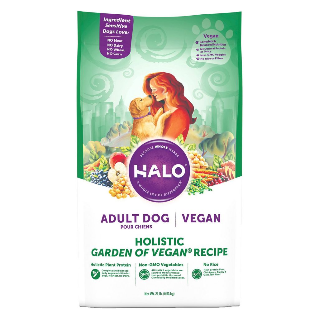 Halo Adult Vegan Holistic Garden of Vegan Recipe Dry Dog Food