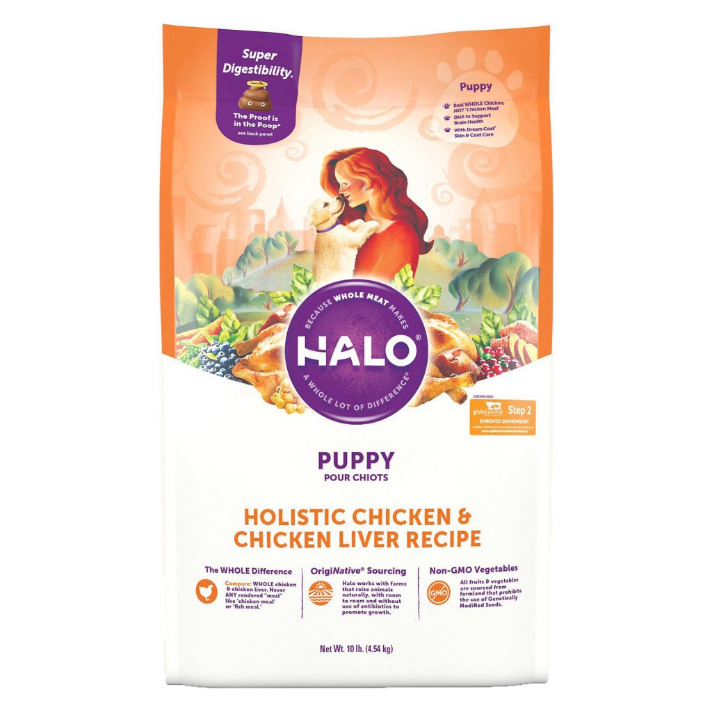 Halo Puppy Holistic Chicken & Chicken Liver Recipe Dry Dog Food